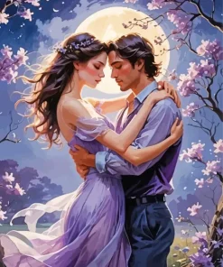 Elegant Couple In Love Diamond Painting