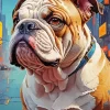English Bulldog Animal Diamond Painting