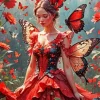 Fairy And Butterflies Diamond Painting