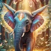 Fairy Elephant Art Diamond Painting