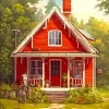Farmhouse Red Diamond Painting
