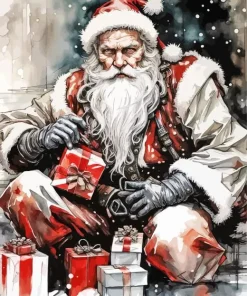 Father Christmas Diamond Painting