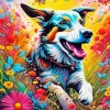 Field Dog Diamond Painting