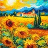 Field Of Sunflowers Van Gogh Diamond Painting