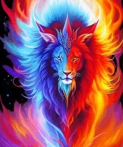 Fire And Ice Art Diamond Painting