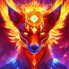 Firey Fox Diamond Painting