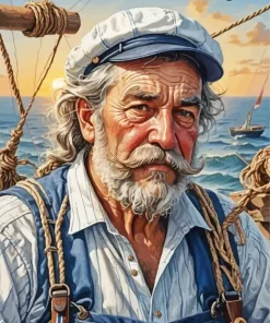 Fisherman Art Diamond Painting
