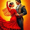 Flamenco Couple Dance Diamond Painting