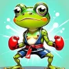 Frog Boxer Diamond Painting
