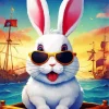 Fun Rabbit Art Diamond Painting