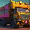 Garbage Truck Diamond Painting