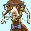 Goat With Sunglasses Diamond Painting