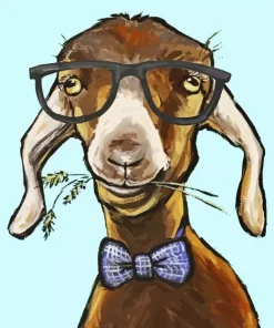 Goat With Sunglasses Diamond Painting