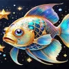 Golden Fish Diamond Painting