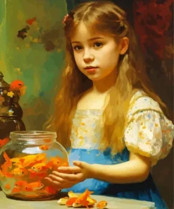 Goldfish In A Bowl Diamond Painting