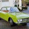 Green Lancia Car Diamond Painting