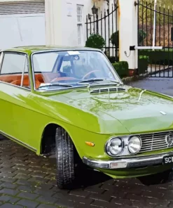 Green Lancia Car Diamond Painting