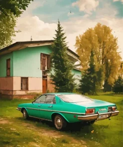 Green Skylark Diamond Painting