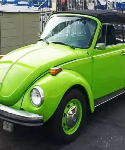 Green Vw Bug Convertible Diamond Painting