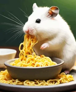 Hamster Eating Diamond Painting