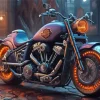 Harley Davidson Motorcycle Diamond Painting