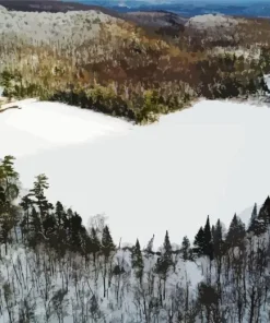 Heart Lake Canada Diamond Painting