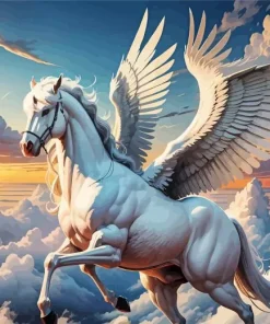 Horse With Wings Diamond Painting