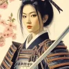 Katana Girl Diamond Painting