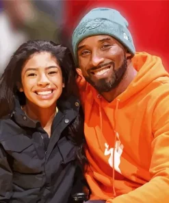 Kobe And Gigi Diamond Painting