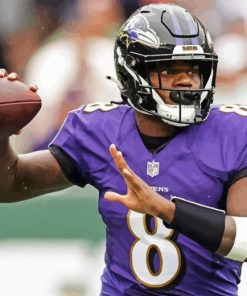 Lamar Jackson Diamond Painting