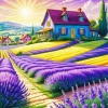 Lavender Field Art Diamond Painting