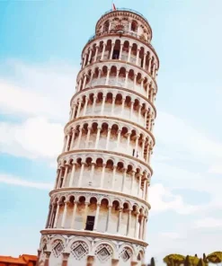 Leaning Tower Of Pisa Diamond Painting