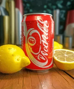 Lemon Coca Cola Diamond Painting