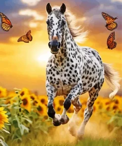 Leopard Horse Diamond Painting