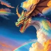 Mad Flying Dragon Diamond Painting
