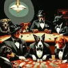 Mafia Dogs Gambling Diamond Painting