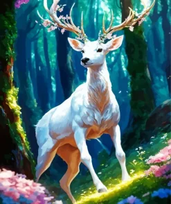 Magical Guardian Deer Diamond Painting