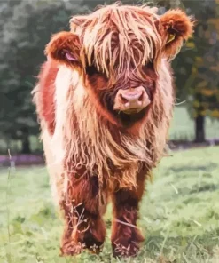 Miniature Cow Diamond Painting