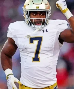 Notre Dame Football Player Diamond Painting