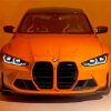 Orange Bmw 3 Diamond Painting