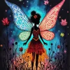 Princess Silhouette Fairy Diamond Painting