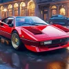 Red Ferrari 308 Diamond Painting