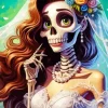 Skull Bride Diamond Painting