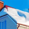 Snow On A Roof Diamond Painting