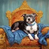 Staffordshire Dog Diamond Painting