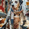 Stylish Dalmatian Diamond Painting