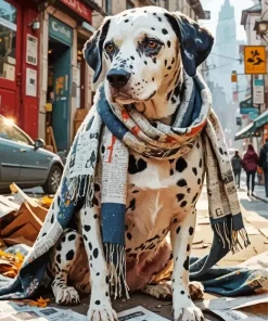 Stylish Dalmatian Diamond Painting