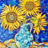 Sunflowers In A Vase Diamond Painting