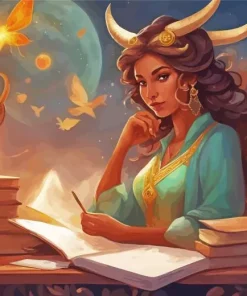 Taurus Girl Diamond Painting