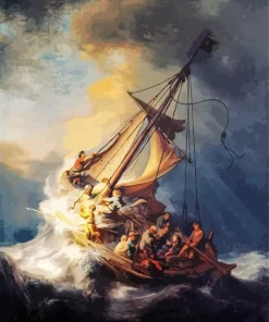 The Storm On The Sea Of Galilee Diamond Painting